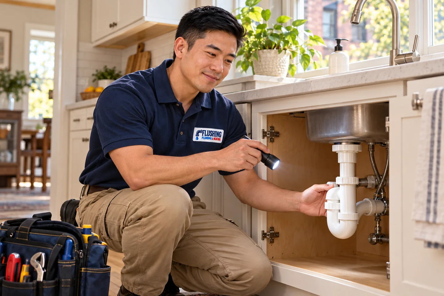 AI-created illustration of drains & sewers service.